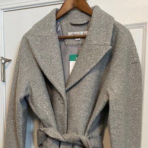 NWT Light Grey Kenneth Cole New York Coat